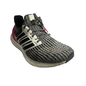 Adidas Ultra Boost Women’s Size 6.5 Black White Pink Running Shoes B43508